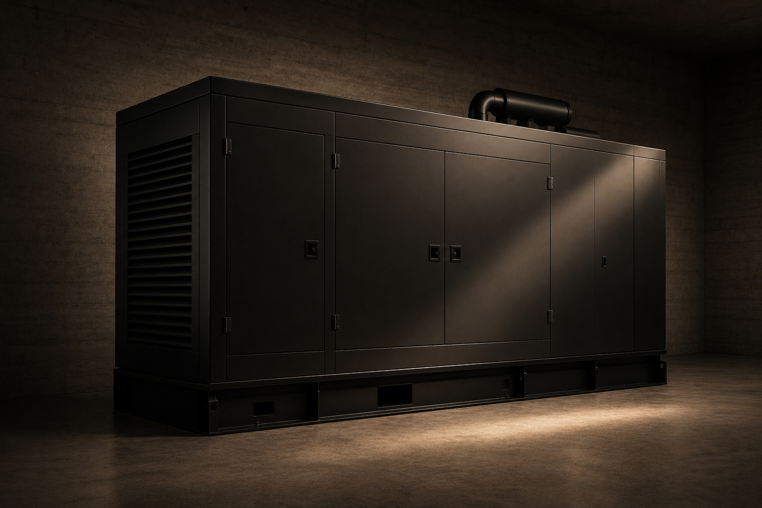 Sealed backup generator at an ORIUM resort
