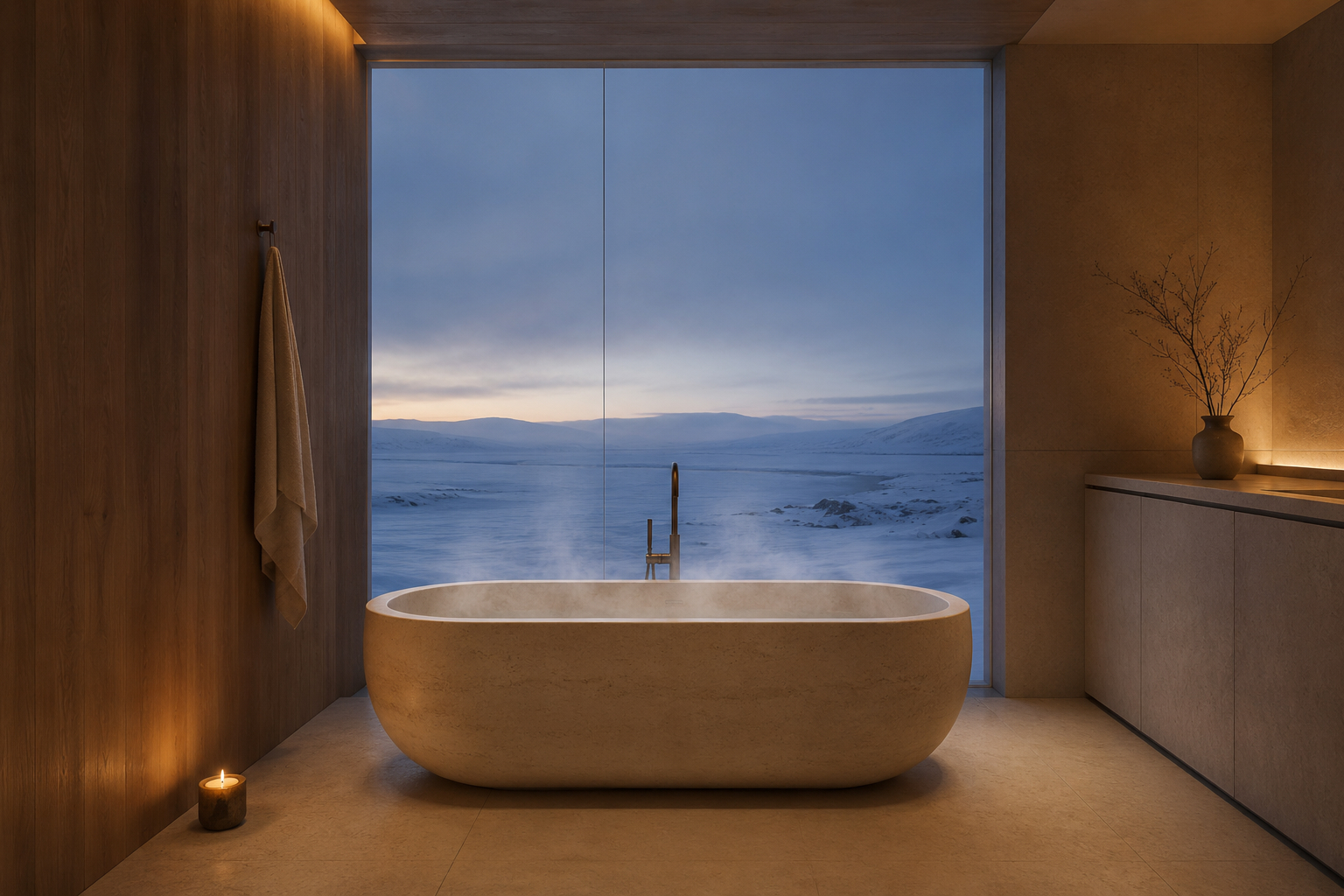 Private sauna inside an ORIUM residence